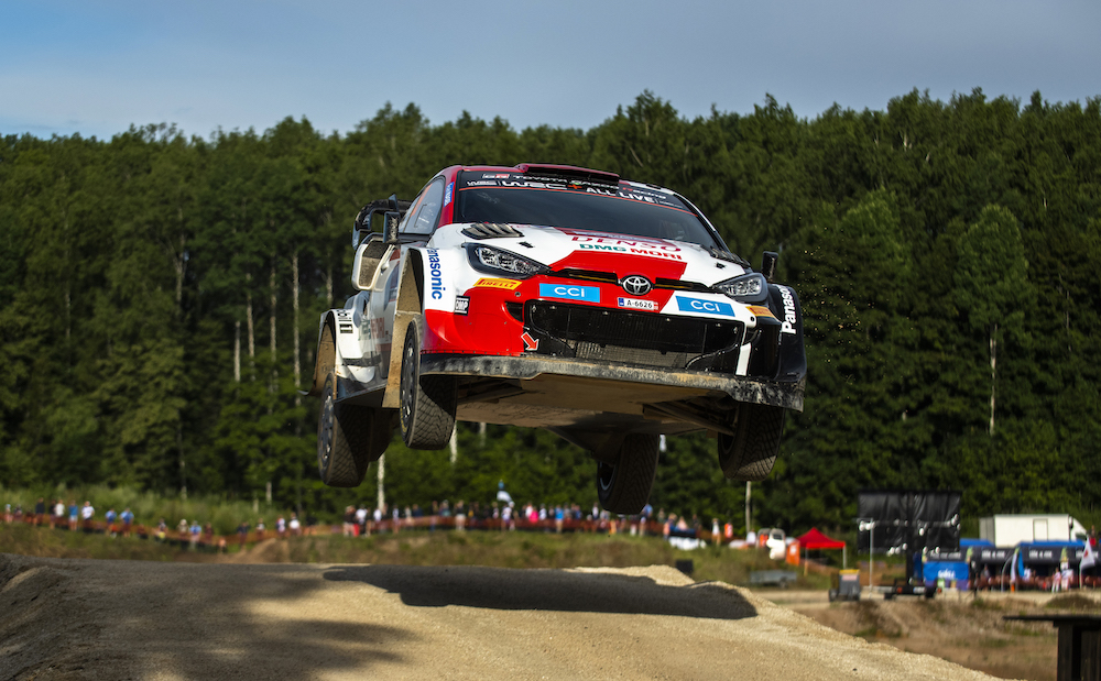 Rovanpera snatches WRC Rally Estonia lead in late Friday storm