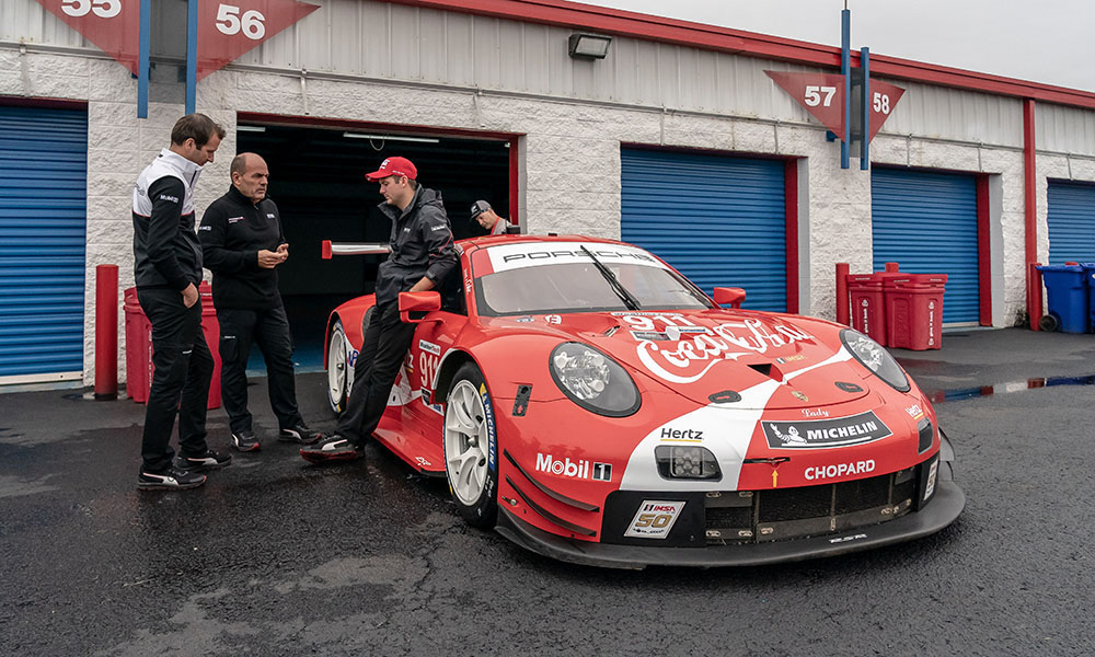 Tandy savors Porsche demo at Talladega