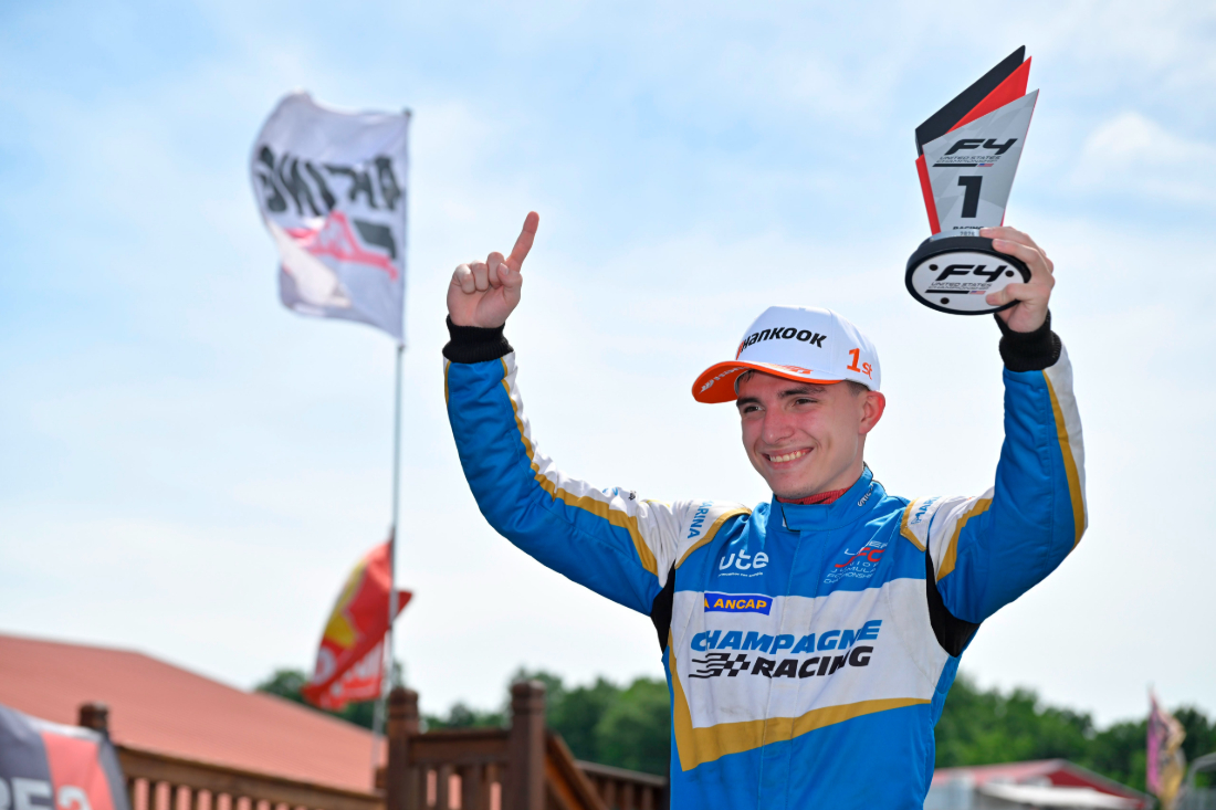 Irazú wins F4 U.S. Race 1 at Mid-Ohio