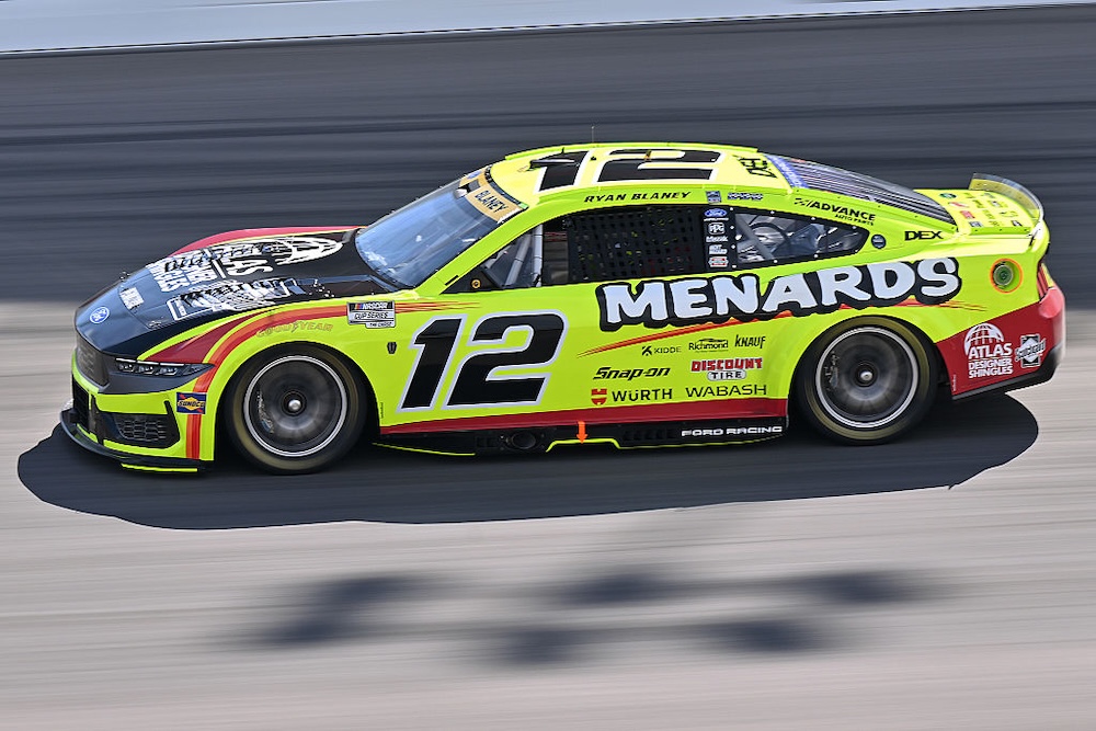 Blaney and Logano lead Team Penske 1-2 in final NASCAR practice at WWTR