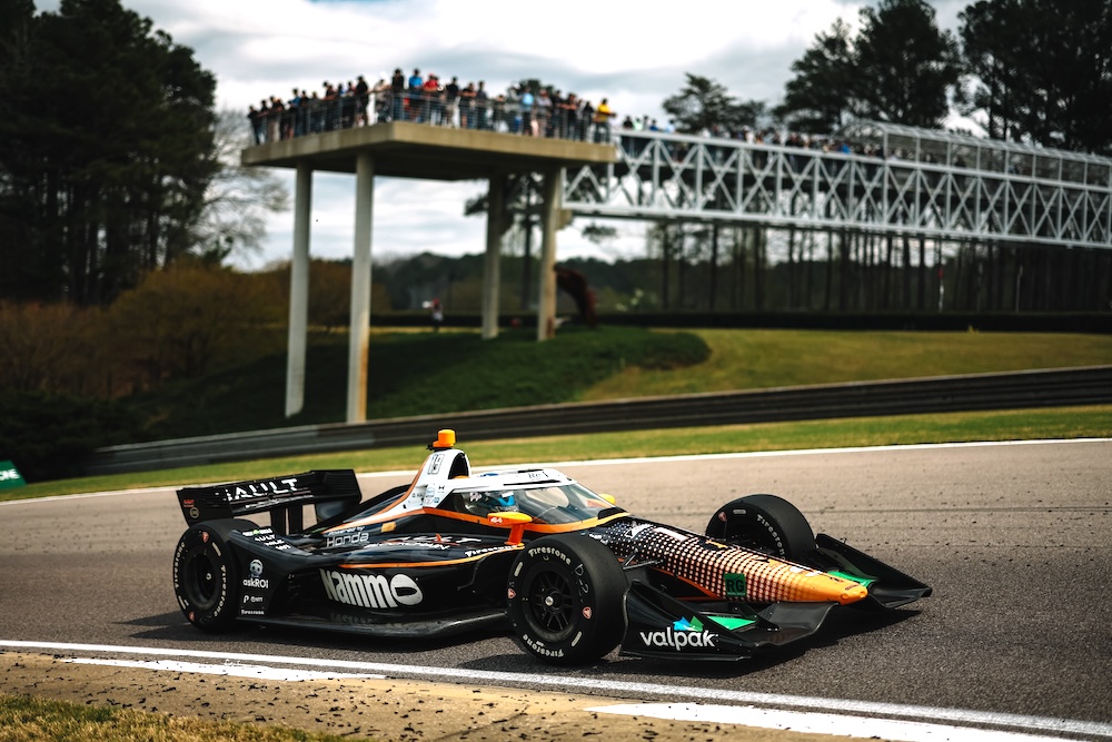 Hauger looking at rollercoaster weekend at Barber as a 'learning experience'