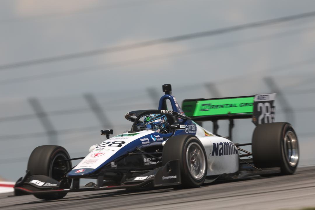 Hauger roars again in Mid-Ohio Indy NXT qualifying
