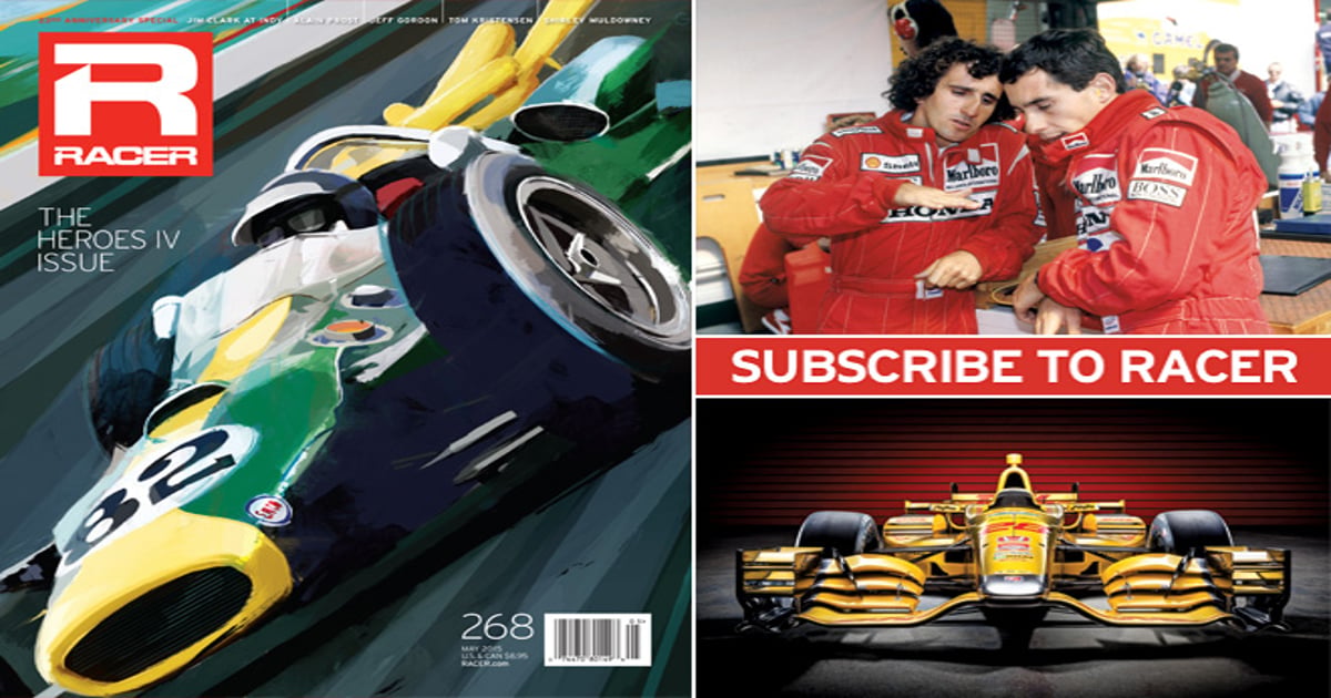 Racing heroes drive the 23rd Anniversary Issue of RACER magazine | RACER