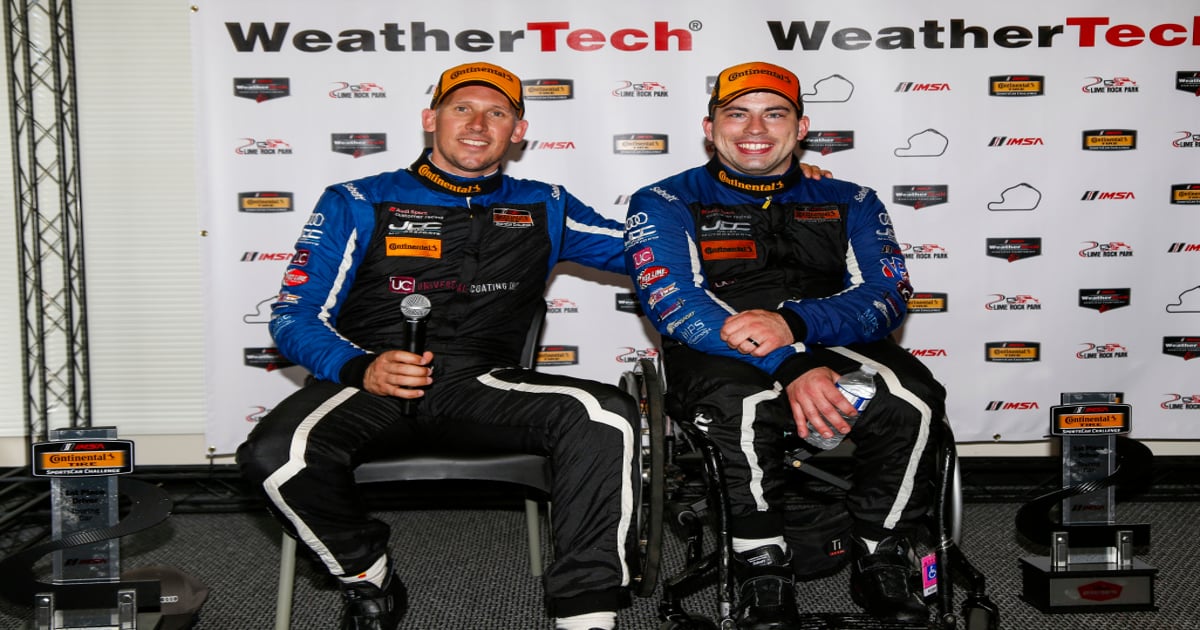 Paralyzed racer Michael Johnson scores first pro race win in Lime Rock ...