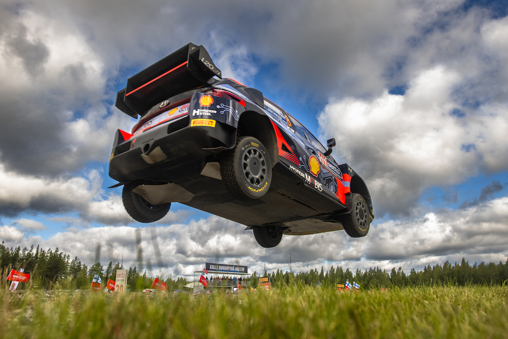 Tanak soaks up Rovanpera pressure to win WRC Rally Finland