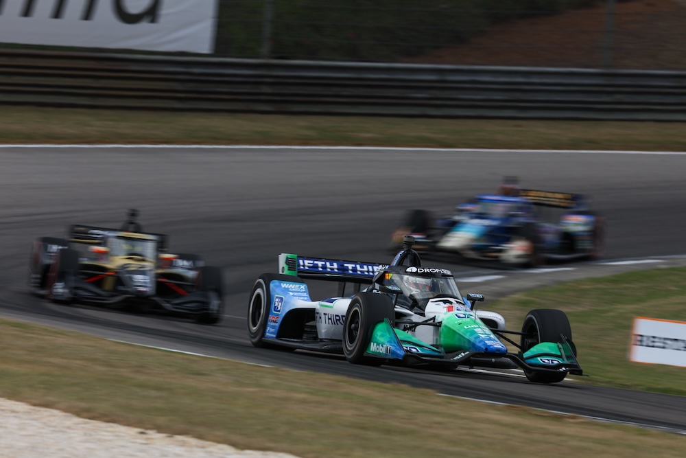 Rahal's speed rewarded with Barber podium, but team still looking for answers