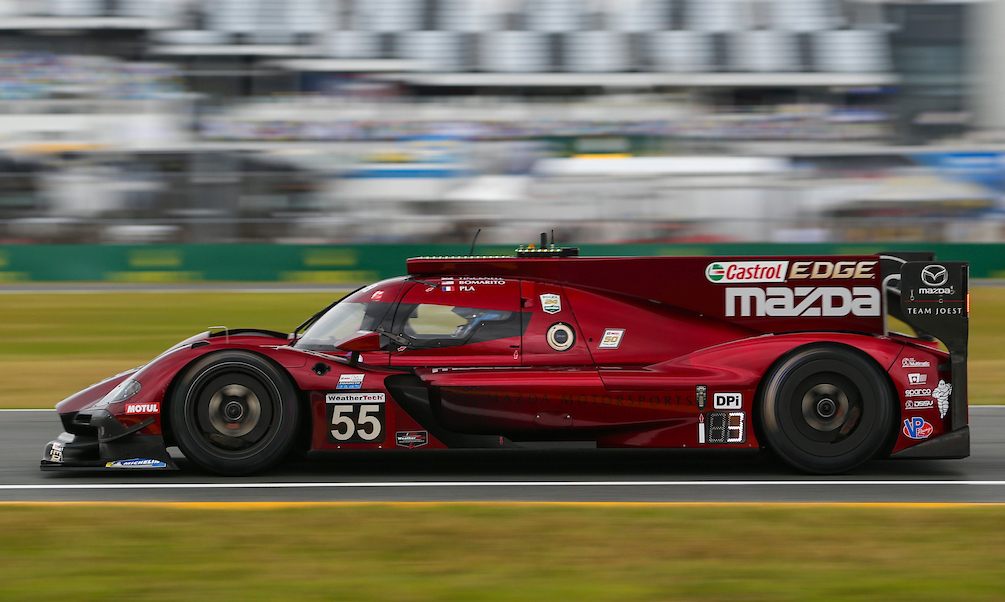 Bomarito puts Mazda on top in second Rolex practice