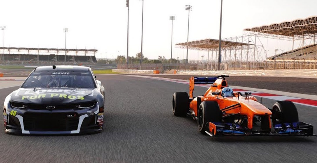 Johnson, Alonso ride swap all-access