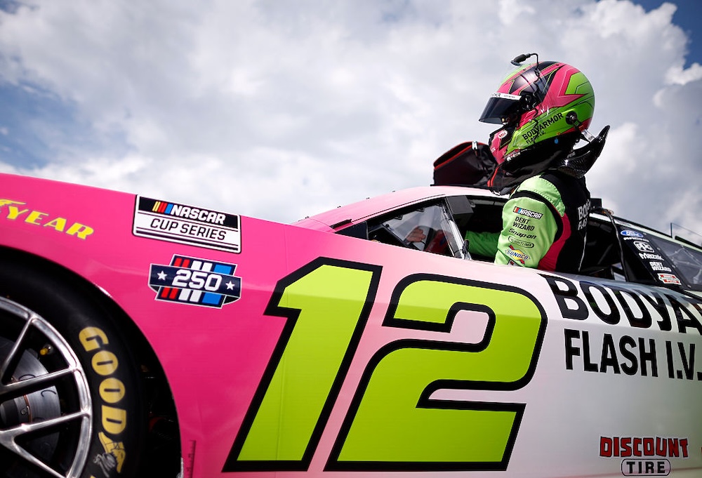 Blaney leads a Penske front row sweep with Cup Series pole at EchoPark