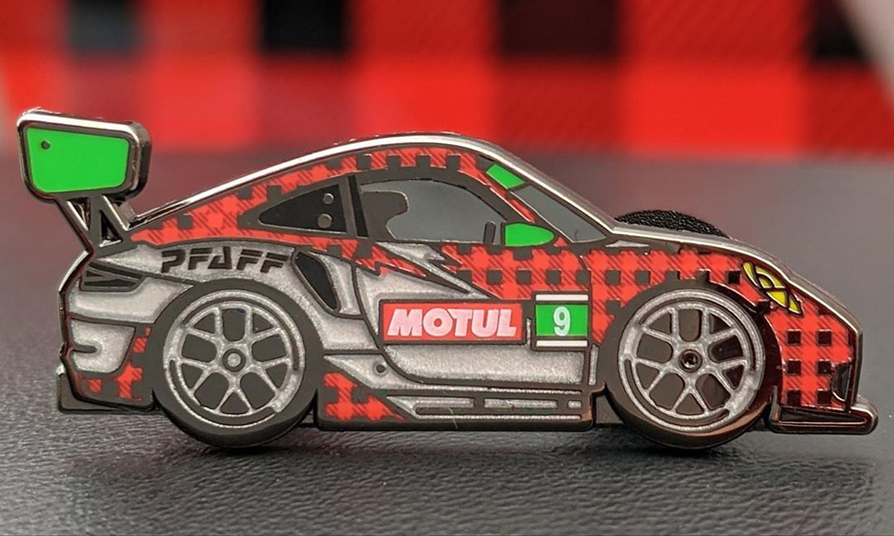 RACER Sweepstakes: Leen Customs Motul Pfaff Porsche GT3 Pins