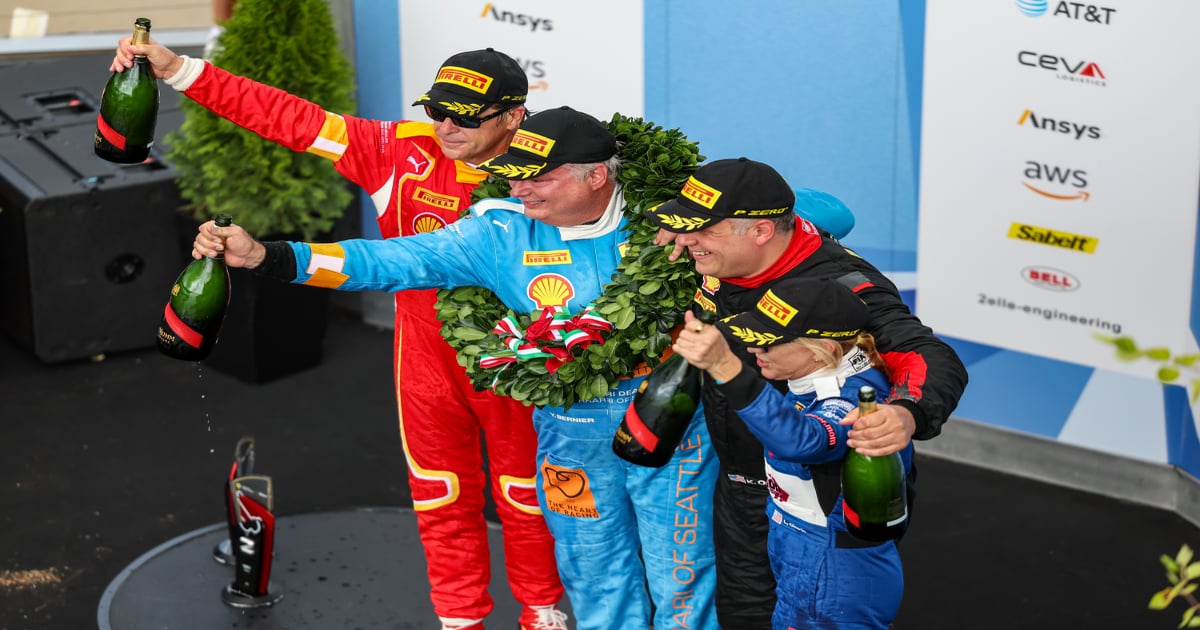 Celebration all around for first Ferrari Challenge winners at ...