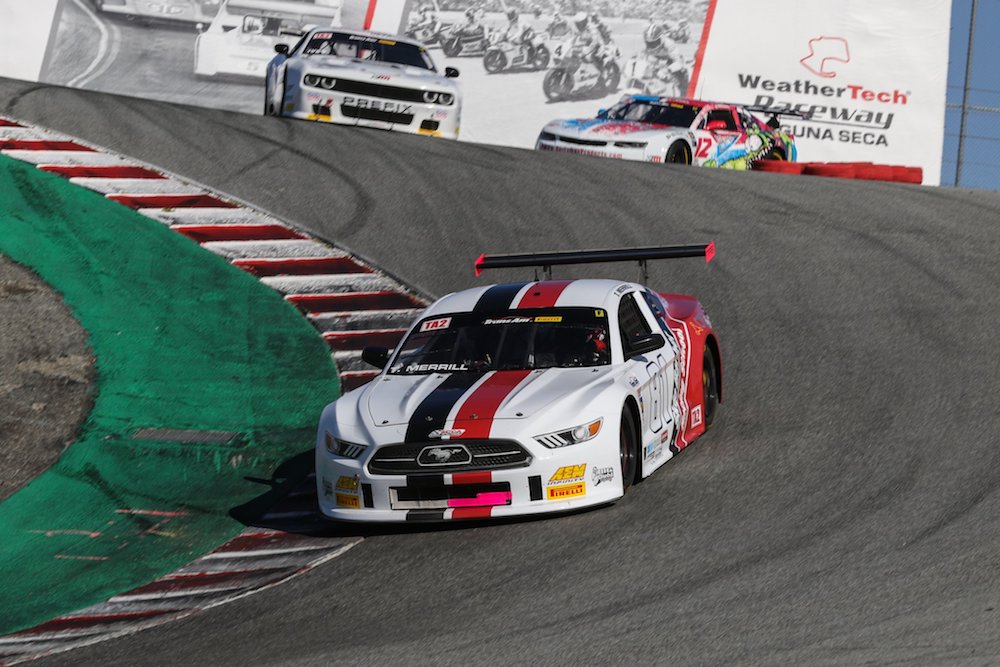 Merrill back to front in hard-fought Laguna Seca TA2